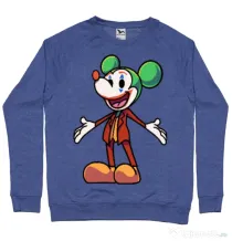 Bluza ADLER barbat Joker Mouse Albastru melanj