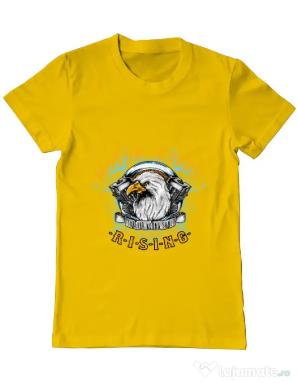 Tricou ADLER barbat Eagle Galben