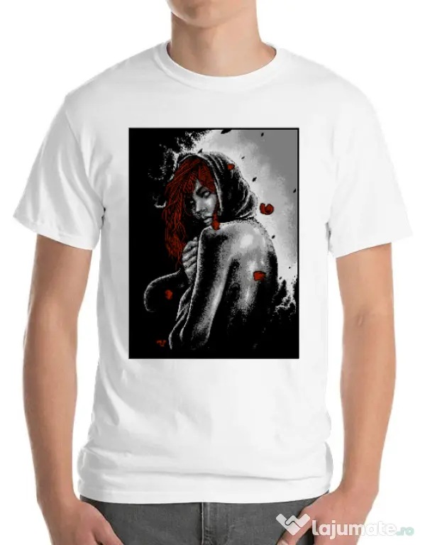 Tricou ADLER barbat Solitude Alb