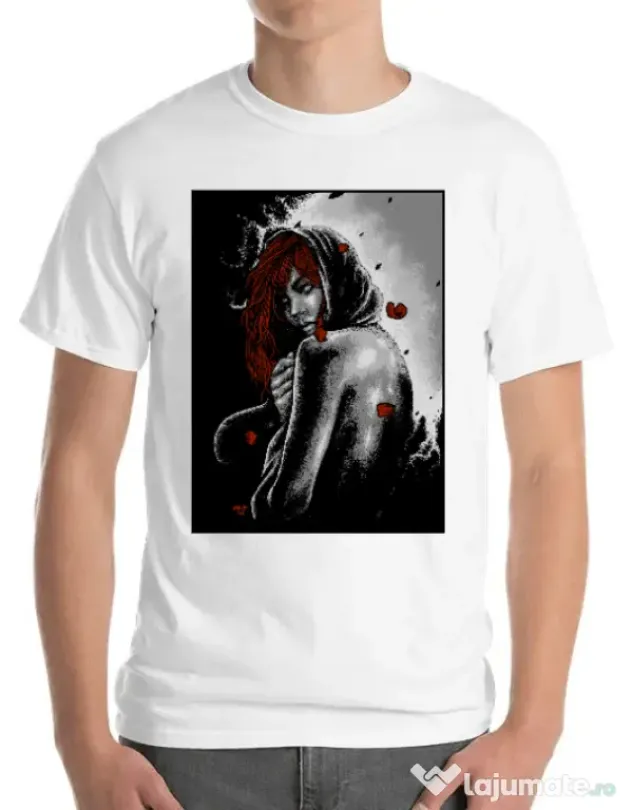 Tricou ADLER barbat Solitude Alb