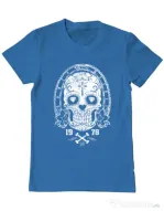 Tricou ADLER barbat Diamond eyes Albastru azuriu