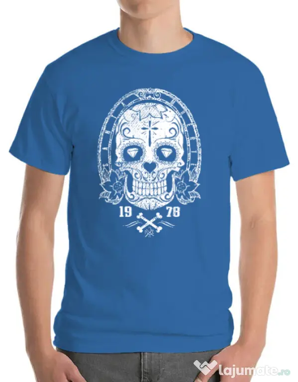 Tricou ADLER barbat Diamond eyes Albastru azuriu