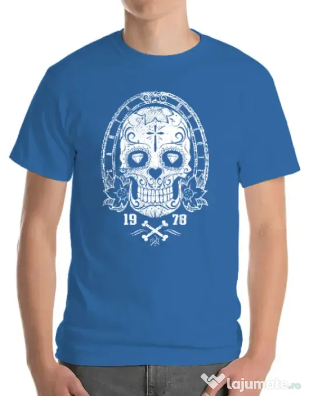 Tricou ADLER barbat Diamond eyes Albastru azuriu