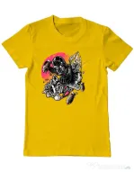 Tricou ADLER barbat Father attack Galben