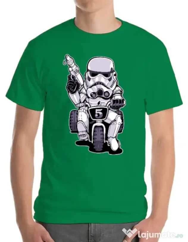 Tricou ADLER barbat Little tooper Verde mediu