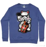 Bluza ADLER barbat Maneki trooper Albastru melanj