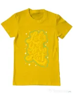 Tricou ADLER barbat Let\'s get lost Galben