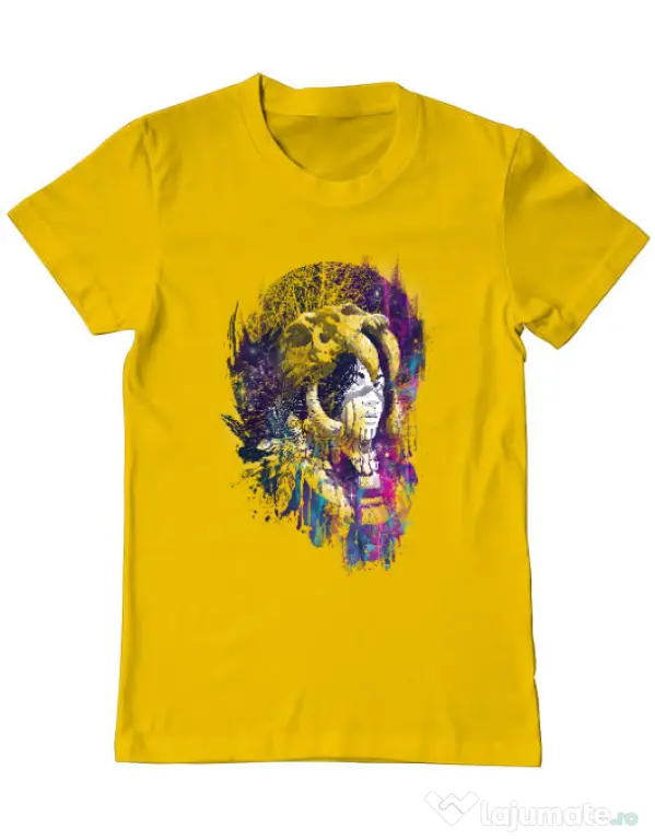Tricou ADLER barbat Shaman Galben