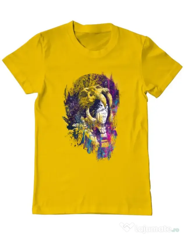 Tricou ADLER barbat Shaman Galben