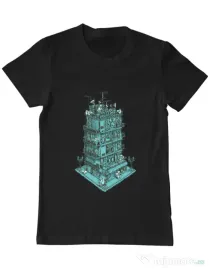 Tricou ADLER barbat Sound zone Negru