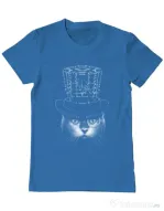 Tricou ADLER barbat Under my hat Albastru azuriu