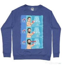 Bluza ADLER barbat Funny wilson Albastru melanj