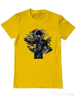 Tricou ADLER barbat Gas mask scissor Galben