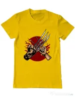 Tricou ADLER barbat Like father like daughter Galben