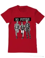 Tricou ADLER barbat No future Rosu