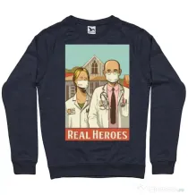 Bluza ADLER barbat Real heroes Denim inchis
