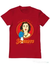 Tricou ADLER barbat Squirts Rosu