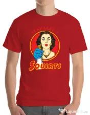 Tricou ADLER barbat Squirts Rosu