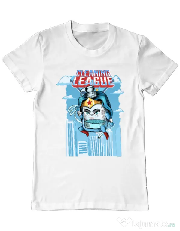 Tricou ADLER barbat Cleaning league gel Alb