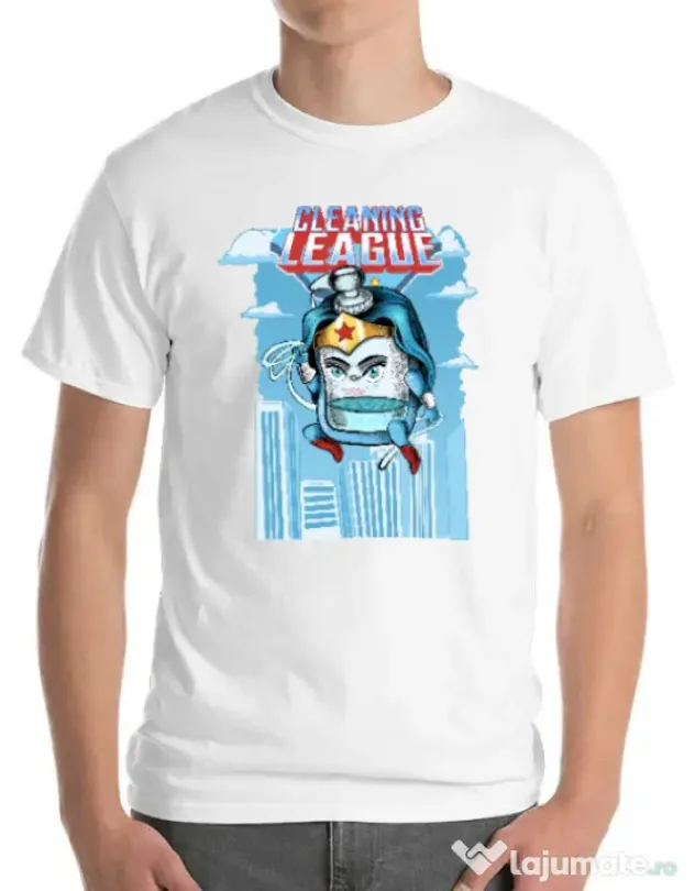 Tricou ADLER barbat Cleaning league gel Alb