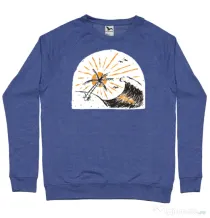 Bluza ADLER barbat Beauty wave Albastru melanj