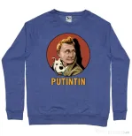 Bluza ADLER barbat Putin Tin Albastru melanj