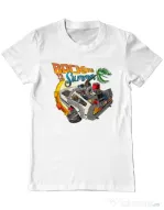 Tricou ADLER barbat Back to summer Alb