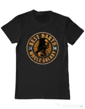 Tricou ADLER barbat Best Darth in the galaxy Negru 