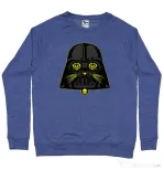 Bluza ADLER barbat Cat Vader Albastru melanj