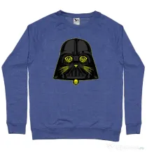 Bluza ADLER barbat Cat Vader Albastru melanj
