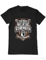 Tricou ADLER barbat The pain you feel Negru