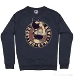 Bluza ADLER barbat Resting gym face Denim inchis