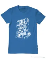 Tricou ADLER barbat Do something today Albastru azuriu