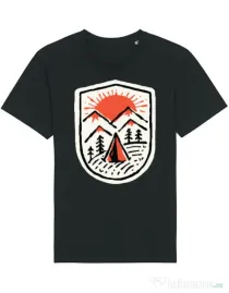 Tricou STANLEY STELLA barbat Sunset camp Negru