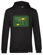 Hoodie barbat cu gluga Camping 2 Negru