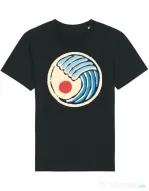 Tricou STANLEY STELLA barbat Great wave Negru
