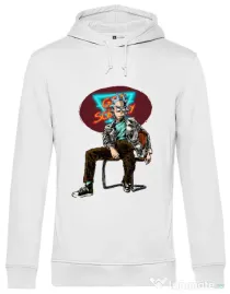 Hoodie barbat cu gluga Sanchez Alb
