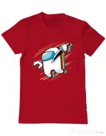 Tricou ADLER barbat Slow mo Rosu