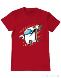 Tricou ADLER barbat Slow mo Rosu