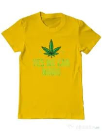 Tricou ADLER barbat We can Galben
