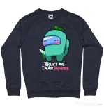Bluza ADLER barbat Trust me Denim inchis