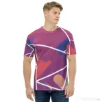Tricou barbati all over Bubblegum