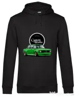 Hoodie barbat cu gluga BMW 2002 Negru
