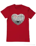 Tricou ADLER barbat INIMA DIN PIATRA Rosu
