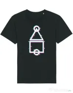 Tricou STANLEY STELLA barbat Glitch Squid Game Negru