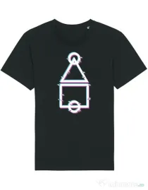 Tricou STANLEY STELLA barbat Glitch Squid Game Negru