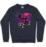 Bluza personalizata barbat Squid Boy Denim inchis