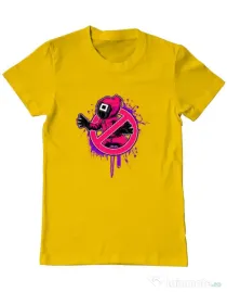 Tricou personalizat barbat Squid Game 2 Galben