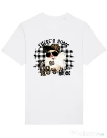 Tricou STANLEY STELLA barbat Ho in da house Alb