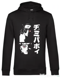 Hanorac barbat cu gluga Otaku Scream Negru